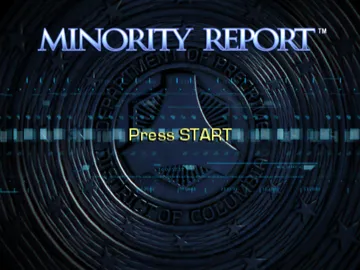 Minority Report - Everybody Runs screen shot title